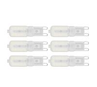 Garosa Ampoule G9 LED à intensité variable 5W économie d'énergie longue durée de vie 6 pièces pour plafonnier éclairage intérieur moderne remplacement facile