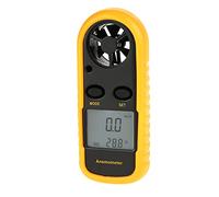 Garosa Anémomètre Numérique Jauge de Vitesse du Vent avec Rétro-éclairage LED et Sangle pour les Sports de Plein Air, la Voile et la Pêche
