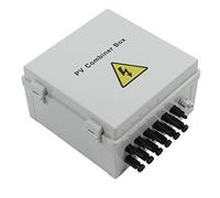 Garosa Boîte de Combinaison PV Boîte de Combinaison Solaire PC avec Entrée 6 Cordes Fusible 15 A Disjoncteur 100 A CC IP65 pour Les Utilisateurs de Système Solaire Hors Réseau Configuration de