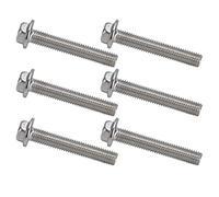 Garosa Boulon à Tête Hexagonale à Embase, M10x1.5 Pas Gros, A2-70 Inox, | Rondelle de joint intégrée, résistance à la traction 700N/mm², norme DIN6921, résistante à la corrosion, fixation