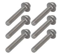 Garosa Boulon à Tête Hexagonale à Embase, M10x1.5 Pas Gros, A2-70 Inox, | Rondelle de joint intégrée, résistance à la traction 700N/mm², norme DIN6921, résistante à la corrosion, fixation