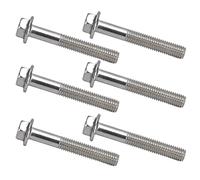 Garosa Boulon à Tête Hexagonale à Embase, M10x1.5 Pas Gros, A2-70 Inox, | Rondelle de joint intégrée, résistance à la traction 700N/mm², norme DIN6921, résistante à la corrosion, fixation
