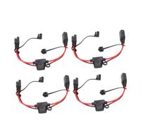 Garosa Câble D’extension SAE pour Chargeur de Batterie Intelligent, 30,5 Cm | Housse étanche pour Usage Extérieur, Protection par Fusible 20A Intégrée, Gaine Double PVC 14AWG, Compatible avec les