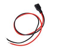 Garosa Câble D'extension Batterie 1,5m pour EcoFlow 2 3 Plus, 8AWG 50A | Charge Bidirectionnelle, Boîtier ABS, Résistant à 100°C, Compatible avec WAVE 3, Hors Réseau et Secours pour Camping-car