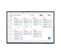 Garosa Calendrier Numérique Intelligent de 10,1 Pouces Calendrier électronique à écran Tactile ABS 1280x800 IPS Dual Touch WiFi Planificateur Familial et Tableau des Tâches pour Bureau ou Support