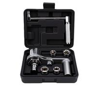 Garosa Clé Multiplicateur de Couple e Couple à Engrenage carré | Clé à Roue Complète avec 4 Douilles et Coffret, Acier CV, Couple Max 680 Nm