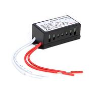 Garosa Convertisseur de Tension de Transformateur électronique 12 V, Conception Compacte pour Lampes Halogènes, Pilote d'alimentation 20-160 W avec Fonctionnalités à intensité Variable et (60W)