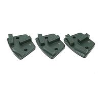 Garosa Diamant Meule Chaussures pour Béton, Dents Pointues en T 2 Trous 30# | Bloc de coupe agressif, conception trapézoïdale, matrice de liaison verte, finition de surface lisse, fournitures