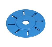 Garosa Disque de Sculpture sur Bois à 8 Dents, Fraise en Acier au Tungstène, Disque de Coupe de 90 Mm pour les Projets de Bois Tendre et de Dur (BLUE)