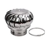Garosa Extracteur de Toit à, Aérateur de Toiture en Acier Inoxydable 160 | Ventilateur de Grenier à Fort Débit D’air, sans électricité, Silencieux