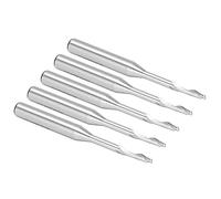 Garosa Fraise en Carbure de Tungstène de 8 Mm, Jeu de 5 Pièces, Cannelure | Mèche cnc de remplacement en carbure monobloc, fente supérieure inférieure sans bavure, tige rigide à 5 cannelures,
