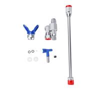 Garosa Joint Pivotant de Vanne D'arrêt de Pulvérisateur sans Air en Acier Inoxydable 287030 287036 avec Rotation à 180 Degrés et Anti-éclaboussures, pour Pistolet de Pulvérisation Haute