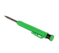 Garosa Kit de Crayons de Charpentier Solide, Crayon de Travail du Bois ABS avec Taille-crayon intégré et Capuchon sans Fente, Kit de Marquage Portable pour Menuisiers Designers Charpentiers