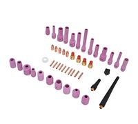 Garosa Kit de Lentille de Gaz pour Soudage TIG, Jeu de Corps de Pince | Consommable de torche WP9/20/25, pour une couverture Stable de l\'arc et du gaz, tolérance thermique du cuivre et de la