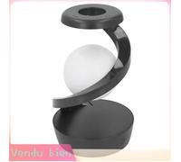 Garosa Lampe de chevet en spirale moderne Modern Spiral Bedside Lamp Innovative 3D Visual Levitation Ball LED linge lampe Grise