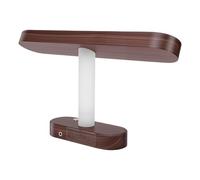 Garosa Lampe de Table Rechargeable, Lampe D'affichage de Bijoux, sans Fil, Acrylique, Bois de Hêtre, Composants électroniques, Batterie au Lithium 200 MA, 1200 MAh, Trois Réglages de