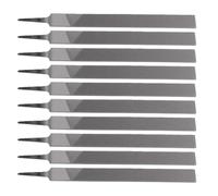 Garosa Lime Bâtarde Plate à Double Coupe de 10 Po pour Façonner le Métal et le Bois (Grossier 10PCS)