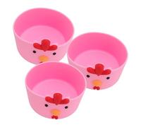 Garosa Manchon de Bouteille d'eau en Silicone en Forme de Poulet de Dessin animé, Manchon de Protection pour Enfants, Design coloré Amusant pour Une Prise en Main et Une Protection Faciles, Idéal