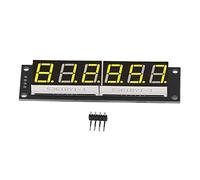 Garosa Module D'affichage Numérique TM1637 à 6 Chiffres et 7 Segments, Tube LED Jaune de 0,56 Pouces, Connexion à 2 Broches avec Point Décimal pour les Projets D'horloge