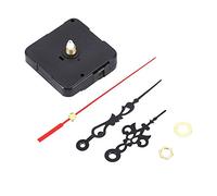 Garosa Mouvement d'horlogerie Pièces de rechangeà Longue Broche Outils de réparation Horloges murales à Quartz Mécanismes de Moteur Kit Complet pour Arbre Long,Réveil Horloge