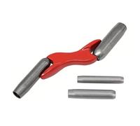 Garosa Outil de Dégauchissage de Brique Interchangeable, Construction Robuste en Fer trempé, (rouge)