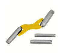 Garosa Outil de Jointoiement pour Maçonnerie, Lisseur de Joints, pour Applications de Pose de Briques et Parpaings (YELLOW)