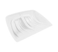 Garosa Pelle en Plastique, Pelle à Neige en Plastique PP 53 X 35,5 Cm avec Douille de Poignée de 34 Mm, Lame de 12,5 Cm de Profondeur pour Déplacer Les Feuilles de Gravier de Sable de Sol dans Le