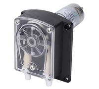 Garosa Pompe Péristaltique DC24V, Pompe à Liquide de Moteur à Engrenages à Tube BPT 1500 Ml Min 18 W, Débit Constant à 2 Rouleaux avec Direction Réversible pour le Transfert d'échantillonnage au