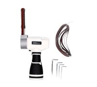 Garosa Ponceuse à Bande sans Fil, Lime électrique 12V avec 10 Bandes | Ponceuse à Bande de Précision pour Bois/métal, Bras Réglable à 170°