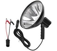 Garosa Portable Xenon Spotlight 100W Handheld Torch Light Spot Light Work Spotlight Camping Fishing Boat 9 Pouces Noir DC12V Outdoor Indoor Handheld Flashlight Spot Beam
