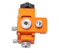 Garosa Positionneur de Perceuse à Double Trou Réglable pour des Tâches Précises de Menuiserie, en Alliage D'aluminium Robuste, Paquet de 5