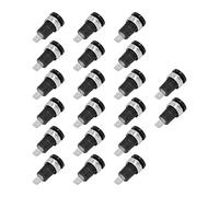 Garosa Prise Banane 20 Pièces 4 Mm Prise Banane en Laiton nickelé ABS 31,5 Mm Accessoires de Test électrique pour Fils Multimètre Test de Banc Réparation de Câblage (BLACK)