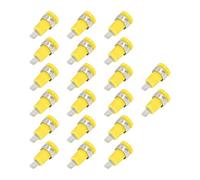 Garosa Prise Banane 20 Pièces 4 Mm Prise Banane en Laiton nickelé ABS 31,5 Mm Accessoires de Test électrique pour Fils Multimètre Test de Banc Réparation de Câblage (YELLOW)