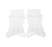 Garosa Protecteurs Muraux de Meubles, Tampons Muraux Transparents pour canapé, Bouchons Réglables pour Carreaux de Bois Dur et Tapis, 2 Pièces AS 23x11x0,7 Cm (1 Paire)