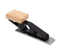 Garosa Rabot à Semelle en Acier 13,5 Cm, Outil de Finition Compact pour | Corps en Aluminium et érable Massif, Goujons Affleurants, Colle Propre, Idéal pour les Espaces étroits.