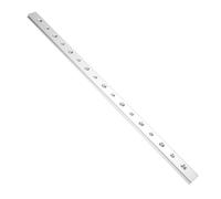 Garosa Rail à Onglet à Fente en T, Rail à Onglet en Alliage d'aluminium pour le Travail du Bois, 450 Mm, 18 Pouces, de Guidage Coulissant Lisse pour Scie à Table, Table de Toupie, Bricolage, (SILVER)