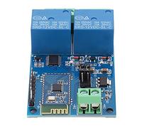 Garosa Relais Bluetooth 12 V PCB Module de Relais Double Canal 12 V 10 A Carte Bluetooth pour Application Télécommande Équipement électrique pour Maison Intelligente