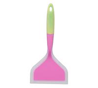 Garosa Spatule de Cuisson en Silicone Transparente Bicolore à Large Bouche pour Retourneur de Crêpes de Cuisine avec Poignée Ergonomique et Trou de Suspension, Ustensile de Cuisine (Tête de pelle