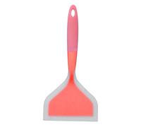 Garosa Spatule de Cuisson en Silicone Transparente Bicolore à Large Bouche pour Retourneur de Crêpes de Cuisine avec Poignée Ergonomique et Trou de Suspension, Ustensile de Cuisine (tête de pelle