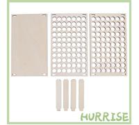 Garosa Support de rangement pour crayons Porte-crayon multi-trous, détachable, gain de place, Structure en bois, meuble Tapez B