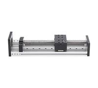 Garosa Table de Translation Manuelle 2 Axes, Plateforme à Guidage | Table de travail CNC de précision, course composée T6 de 200mm, Rail anodisé noir, positionnement de fraisage de perceuse,