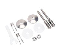 Garosa Toilet Seat Fixing Hinge Set, M6 71.5mm Stainless Steel | Loquet d\'assemblage latéral et ouvert, tige filetée de précision, résistant aux lavages anticorrosion, stabilisation sans