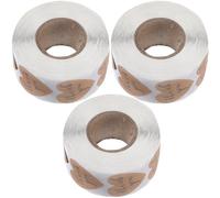 GAROZATION 1ensemble Set de Étiquettes Autocollantes Kraft par Stickers Adhésifs pour Scellage et Emballage DIY Étiquettes Écriture pour Cadeaux et Pâtisseries