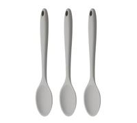 GAROZATION 3pièces Cuillères de Cuisine Silicone Cuillères Antiadhésives Polyvalentes pour Soupe Salade et Mélange Matériau Sûr sans Odeur Adaptées à Tout Usage