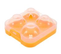 GAROZATION Boîte à Œufs 4 Compartiments en Plastique Réutilisable pour Poule, Canard et Oie, Rangement Pratique pour Marchés Fermiers et Pique-Niques