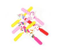 GAROZATION Boucle D'extension Accessoires Faciles à Utiliser et Anti-glisse pour Cordon de Masque en Pvc 10 Pièces Licorne pour Soulager Oreilles Couleur Couleur Aléatoire Plusieurs styles