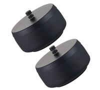 GAROZATION Cendrier Acier Inoxydable 2 Pièces Couvercle Métal Coupe-Vent, Portable pour Table et Usage Intérieur, Convient aux Fumeurs de Cigarettes et Cigares