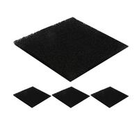 GAROZATION Filtres à Charbon Carrés pour Composteur Cuisine, Lot de 4 Pièces, Filtration Haute Efficacité en Fibre de Coton, Remplacement pour Poubelle et Bac à Compost