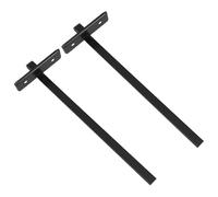 GAROZATION Guides de Bord Réglables Règle de Profondeur en Métal Noir Lot de 2 de Haute Précision pour Scie Circulaire pour Travail du Bois et Menuiserie