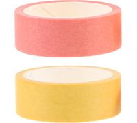 GAROZATION Lot de 2 Rouleaux de Ruban Adhésif Washi Multi-usage en Pure Couleur, Léger Résidu, pour Décorer Calendriers et Cadres Photo